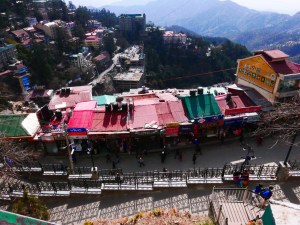 Shimla, India, Upper Bazaar, Market
